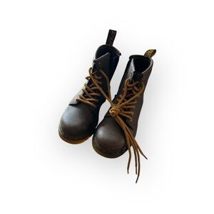 Kids brown Leather Boots